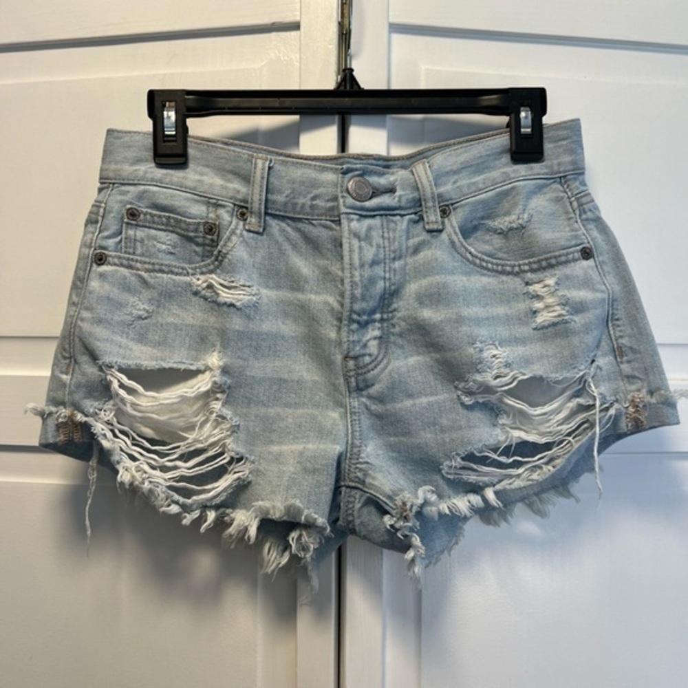American Eagle Outfitters Tom Girl Shortie Button Fly Shorts Size Women’…